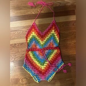 Fun crochet romper!